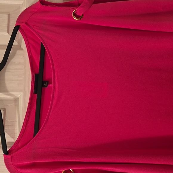 BOLD ELEMENTS BRAND WOMEN'S PINK OPEN ARM BLOUSE TOP SIZE XL - Picture 3 of 14